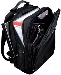LiGHTPAK Notebook rugzak ECHO, gemaakt van nylon, zwart