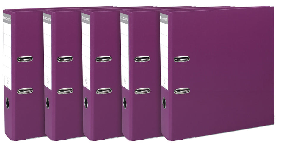 EXACOMPTA PP map Premium, A4, 80 mm, fuchsia, pak van 5