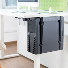 LogiLink CPU houder strap systeem, gemaakt van staal, zwart
