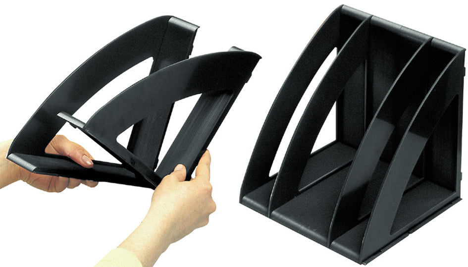 CEP Confort modulaire tijdschriftenmappenset, 6 stuks, zwart