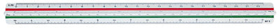 STAEDTLER Mars 561 98-1BK driehoekige liniaal, wit