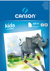 CANSON kleurplaat, DIN A4, 200 g/m2, 20 vel
