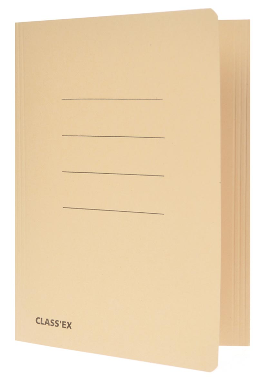 Class'ex dossiermap, 3 kleppen ft 18,2 x 22,5 cm (voor ft schrift), gems