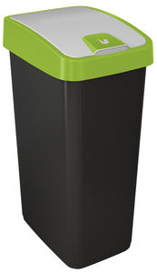 keeeper afvalbak magne, 45 liter, zilver/grijs