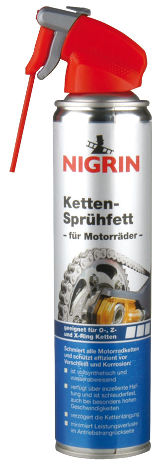 NIGRIN Kettingspray vet, voor aandrijfkettingen, 400 ml