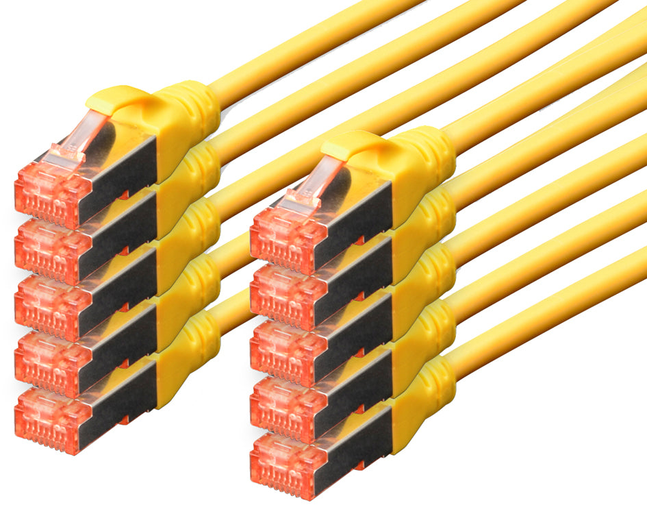 DIGITUS patchkabel cat. 6, S/FTP, 3,0 m, wit, set