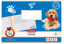 herlitz x.book schriften, DIN A5 liggend, regel 1q