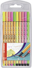 STABILO fiber-tip pennen Pen 68 / Fineliner punt 88, doos à 10