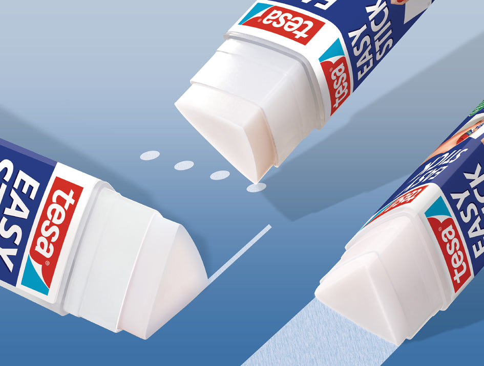 tesa ecoLogo Easy Stick lijmstift, Promo Pack 3 x 25 g