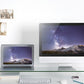LogiLink monitorstandaard, extra breed, staal/glas, zilver