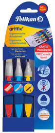 Pelikan griffix schoolborstel starterset, 3 stuks