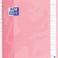 Oxford School Touch Europeanbook spiraalblok, ft A4+, 160 bladzijden, gelijnd, pastel roze