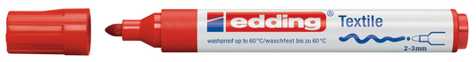 Edding textielmarker 4500 rood