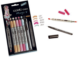 COPIC Marker ciao, 5 1 Set Manga 7