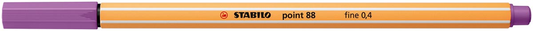 STABILO point 88 fineliner, plum (pruimpaars)