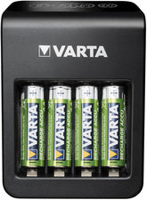 VARTA oplader LCD Plug Charger , incl. 4 x AA oplaadbare batterijen
