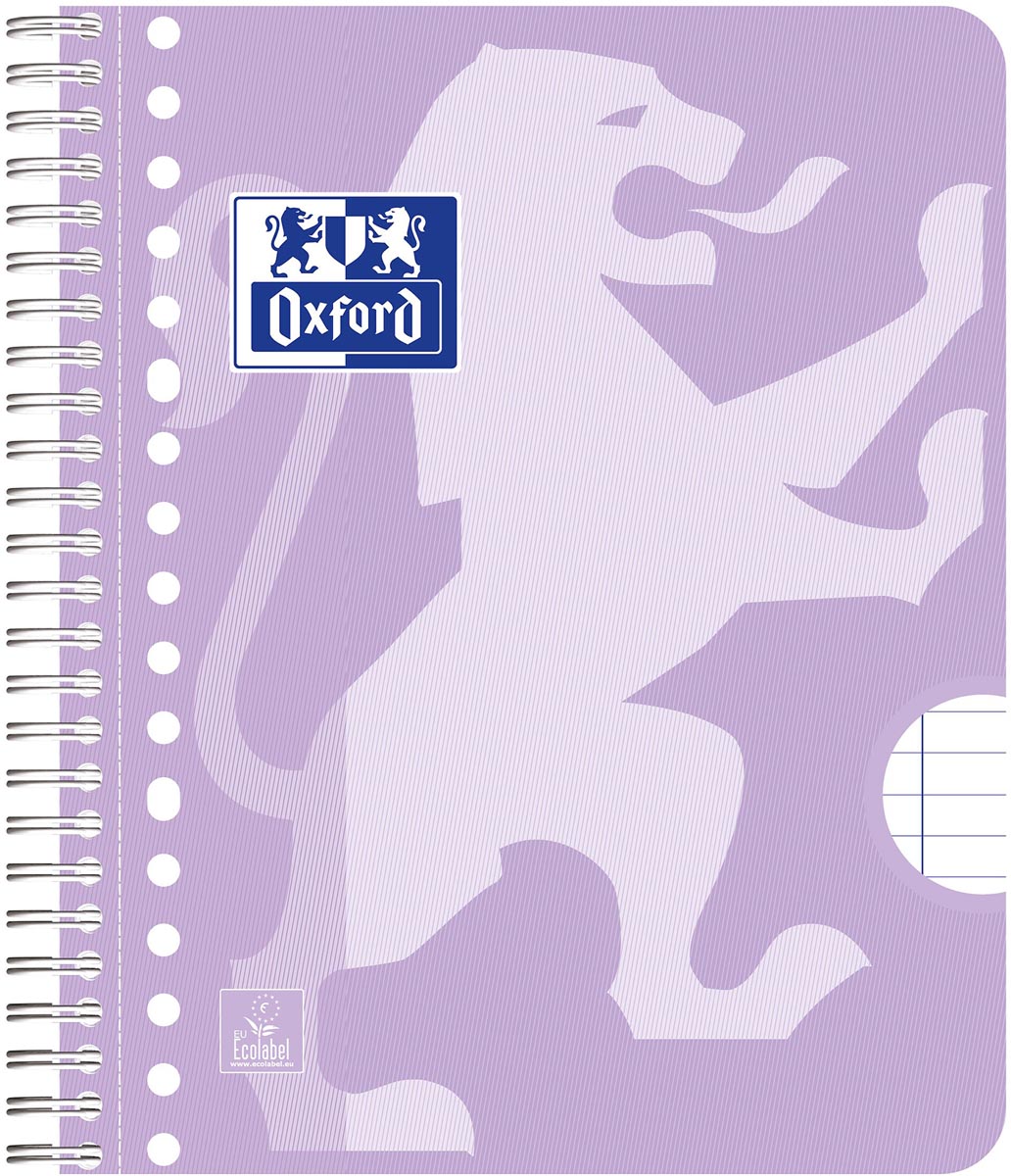 Oxford SCHOOL collegeblok, ft A5+, 160 bladzijden, gelijnd, pak van 3 stuks, assorti