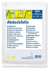 WESTEX Abdeckfolie Standaard, HDPE, transparant, 4 x 5 m