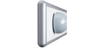 MAUL magnetische wandrail, lengte: 1.000 mm, zilver