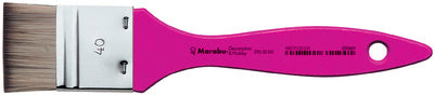 Marabu Synthetisch Haar Borstel Decoratie & Hobby, breed, maat 20