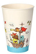 PAPSTAR papieren drinkbeker Pirate Crew, 0,2 l