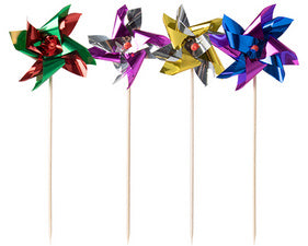 PAPSTAR Party Picker Windmolen, geassorteerde kleuren