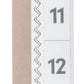 DURABLE TABFIX volledig zichtbare tabbladen, transparant, 2 regels
