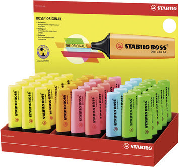 STABILO markeerstift BOSS ORIGINAL, 45-delig kartonnen display