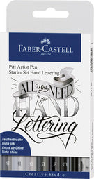 FABER-CASTELL PITT tekenpen, inktpotlood, set van 8