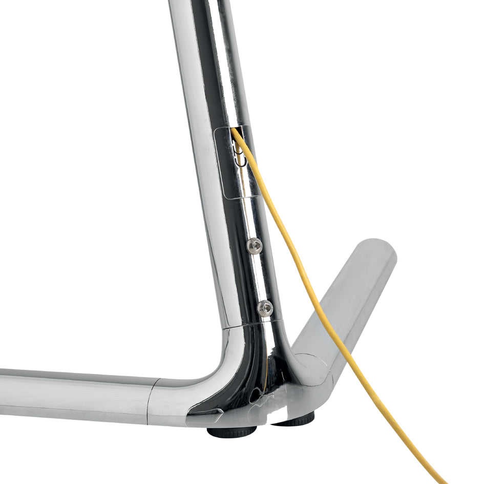 LogiLink TV-standaard, voor 124,46 - 177,80 cm, V-voet, chroom