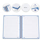Oxford School Classic Europeanbook spiraalblok, ft A4+, 160 bladzijden, geruit 5 mm, donkerblauw