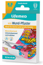 Lifemed Kinderwondpleister Ninja's, 500 mm x 60 mm
