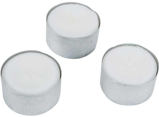 Cosy & Trendy theelichtjes 8H, wit, pak van 50 stuks