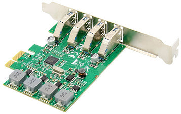 DIGITUS USB 3.0 PCI Express Add-On Kaart, 4 poorten