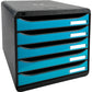 EXACOMPTA ladebox BIG-BOX PLUS, 5 laden, mandarijn