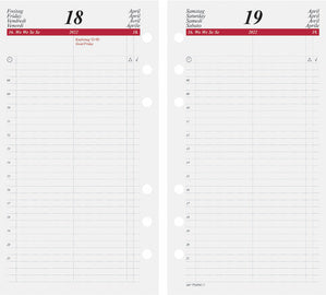 rido idé personal organizer Timing 2, DIN A6, zwart, klep