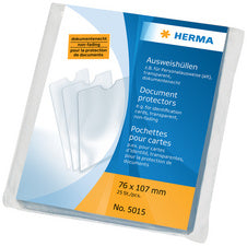 HERMA ID-kaarthoes, PP, 2-voudig, 0,14 mm, formaat: 110 x 157 mm