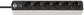 brennenstuhl contactdoosstrip Ecolor, 6-voudig, zwart