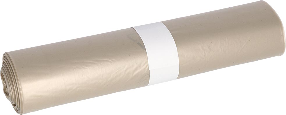 Deiss vuilniszak, ft 80 + 40 x 140 cm, transparant, HDPE, rol van 10 stuks