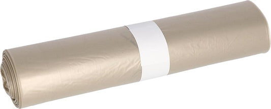 Deiss vuilniszak, ft 80 + 40 x 140 cm, transparant, HDPE, rol van 10 stuks