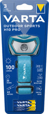 VARTA LED Hoofdlamp buitensport H10 Pro, blauw/grijs
