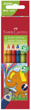 FABER-CASTELL driehoekige krijtjes Jumbo, doos van 12 stuks