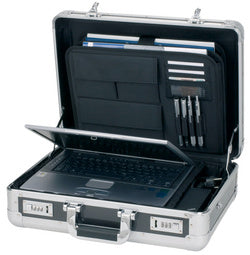 ALUMAXX Laptop-Attaché-Koffer CARBON, Aluminium