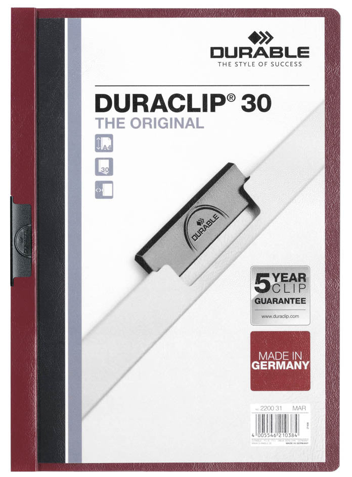 DURACLIP ORIGINAL 30, DIN A4, lichtblauw