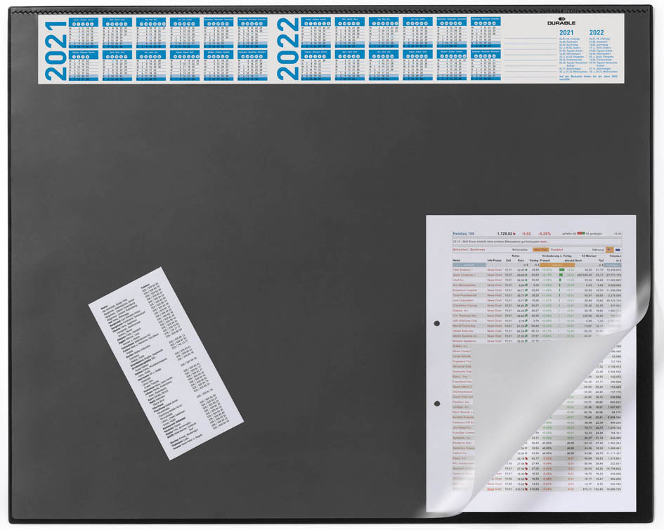 DUURZAAM Bureaulegger met jaarkalender, grijs