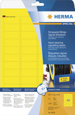 HERMA Signaal etiketten SPECIAAL, 45,7 x 21,2 mm, geel