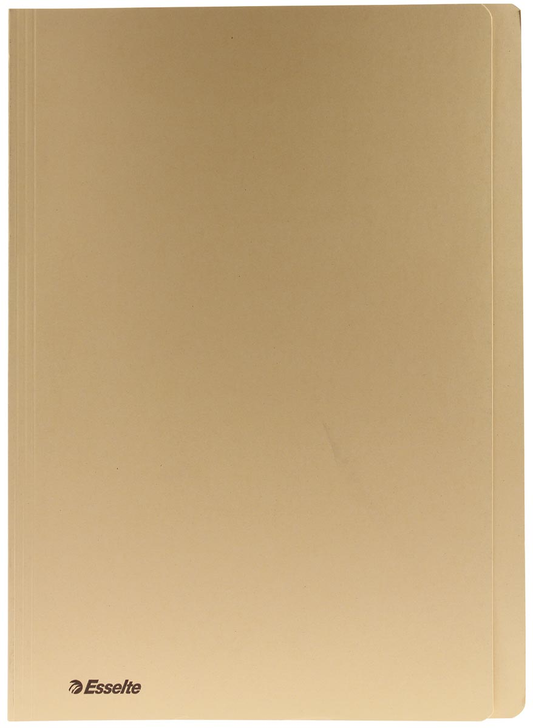 Esselte dossiermap geel, ft folio