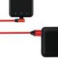 LogiLink USB 2.0-kabel, USB-A - USB-C-stekker, 1,0 m, rood