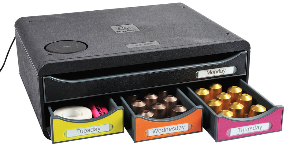 EXACOMPTA ladebox TOOLBOX MINI QI, 4 laden, harlekijn