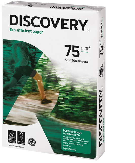 Discovery kopieerpapier ft A4, 75 g, pak van 500 vel